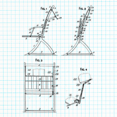 25 Days Of Inventors Folding Chair The Roll Over Bench